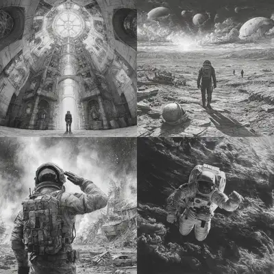 Hyper-detailed pencil drawing prompt template
