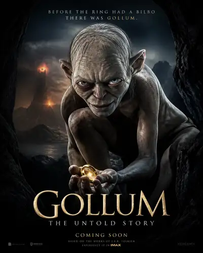 Gollum cinema style character poster