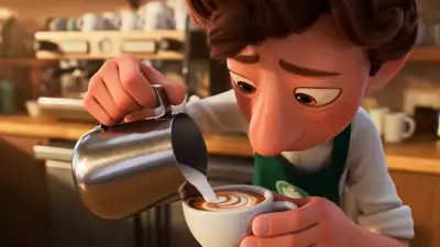 Cortometraje de cafetería estilo Pixar con un final sorpresa