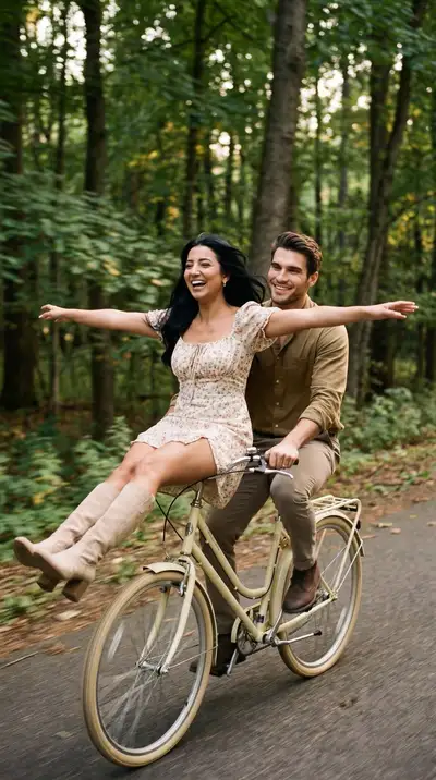 Vintage-Fahrrad-Romantik-Kinostandbild-JSON-Prompt