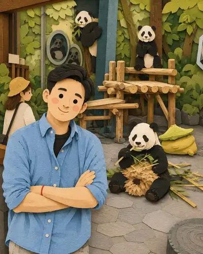 Paper-Cut Diorama Illustration Style