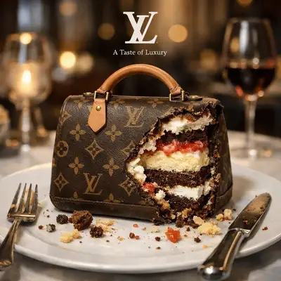 Photo produit de dessert mordu avec espace pour logo de marque