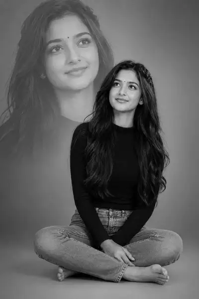 Young Indian Woman Portrait Prompt