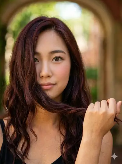 Cute Korean Woman Portrait