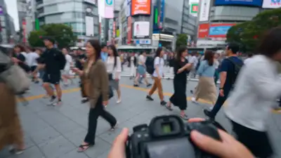 Street Photographer Meets Woman in Shibuya