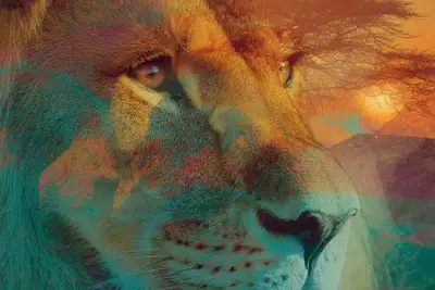 Prismatic Savannah Mirage Art Prompt