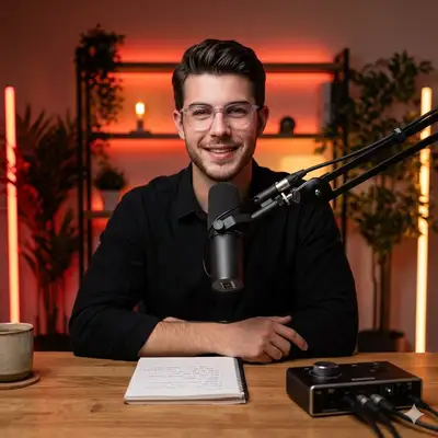 Professional Podcast Studio Host