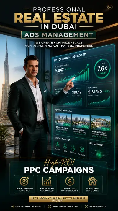 Dubai real estate PPC ads management vertical campaign