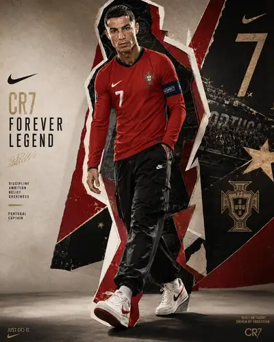 Luxury Football Streetwear Campaign Poster