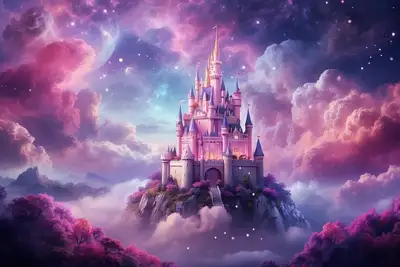 Fantasy Castle in the Clouds