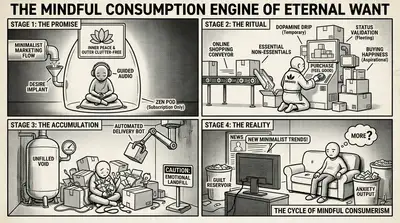 Satirical Contradiction-Panel Image Prompt