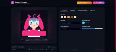 Eine Single-File-Webapp bauen: Anime Avatar und OC Studio