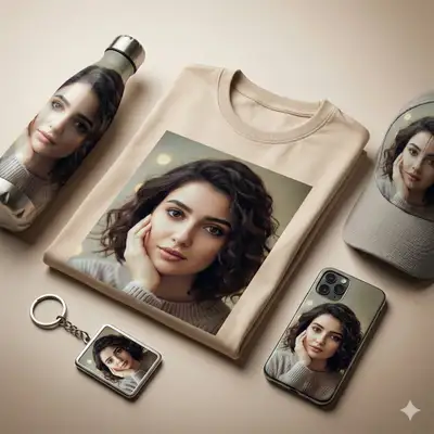 Premium Personalized Merchandise Ad Shoot