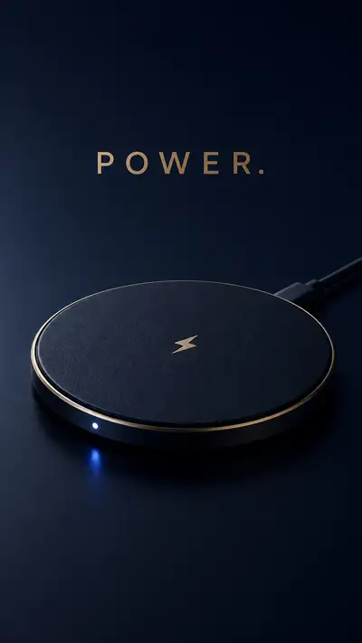 Premium Wireless Charger Product Portrait