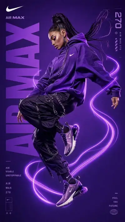 Nike フローティングダンスポーズ ストリートウェアキャンペーン