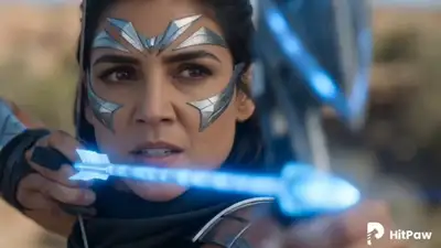 Cinematic Action Sequence: Female Warrior vs. Monsters
