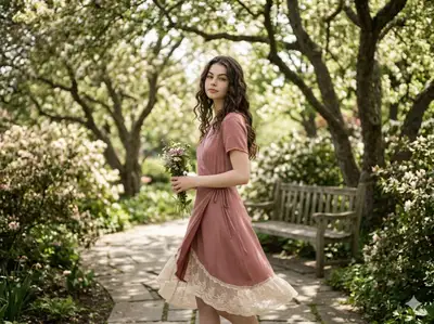 Cinematic Garden Portrait Series