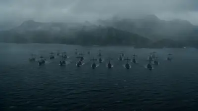 Epic Dragon Attack on Medieval Fleet