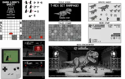 8-bit Handheld Game Recast