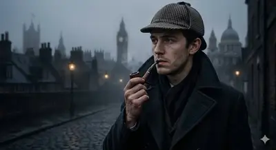 Cinematic Sherlock Holmes Portrait