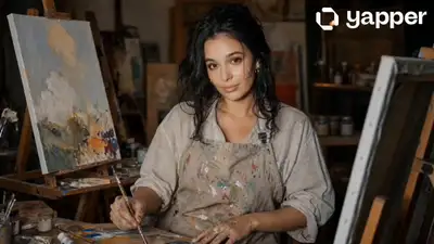Unfinished Painting: Emotional AI Video Scene Prompt