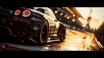 Cinematic Nissan Skyline Action Shot