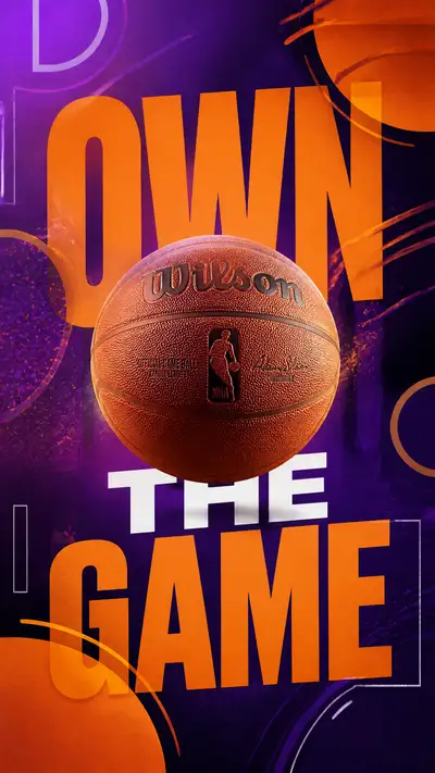 Basketball sports campaign poster, Own The Game