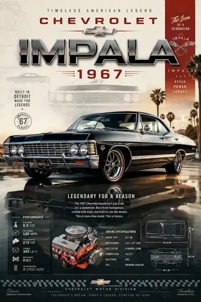 Epic premium automotive poster template