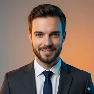 Generic corporate headshot prompt with likeness guardrails
