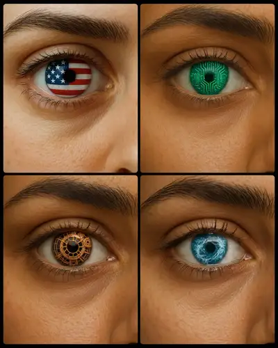 Contact Lens Design Close-Up Photo Prompt