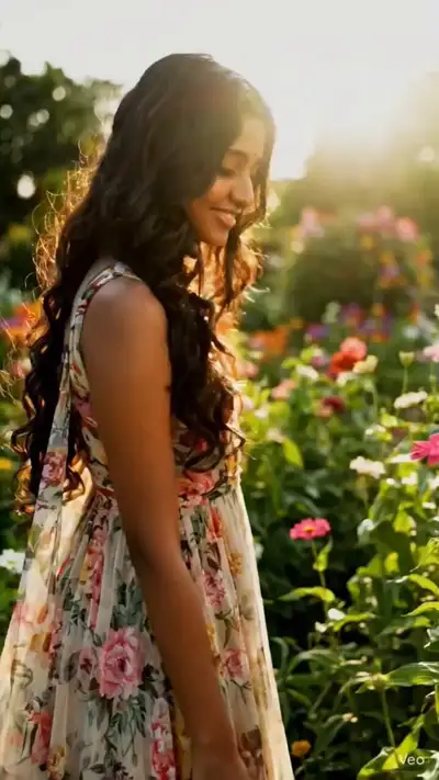 Fairytale Garden Cinematic Portrait
