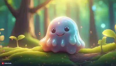 3D Kawaii Creatures in the Woods