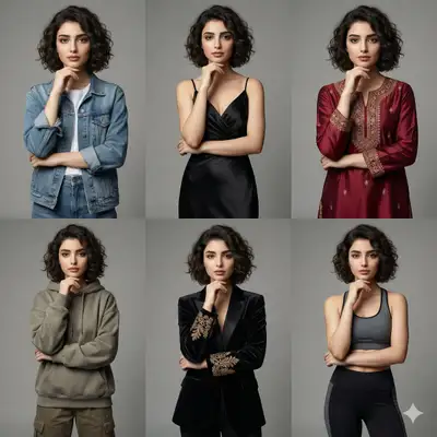 Cinematic Fashion Grid Prompt