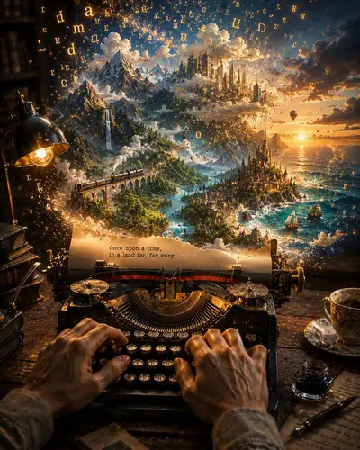 Typewriter That Writes Reality