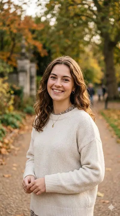 Autumn Park Lifestyle Portrait