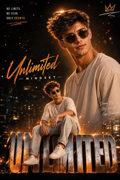 Affiche ultra-réaliste de cap Instagram avec tenue assortie