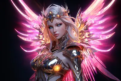 Neon Lamp Character Rendering