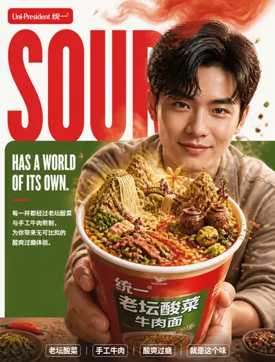 Uni-President Instant Noodle Fantasy World Poster