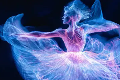 Luminous Flutter Art Prompt