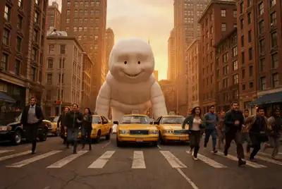 Ghostbusters Final Battle with Michelin Marshmallow Man