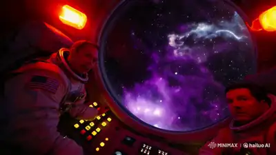 Spacecraft Interior Cinematic View