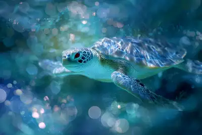 Underwater Bokeh Aquarium Base Prompt