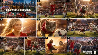 FIFA World Cup 2026 Sports Comedy Storyboard