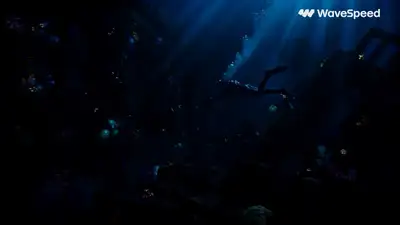 Underwater fantasy door cinematic video prompt