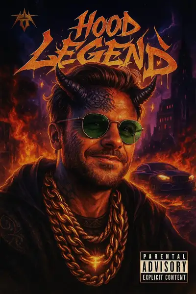 Rap Album Cover with Personal Photo