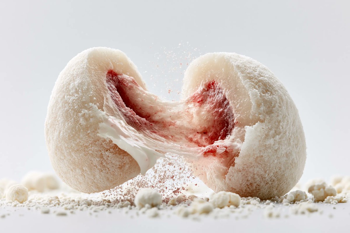 Food explosion advertising shot (templated)