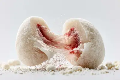 Food explosion advertising shot (templated)