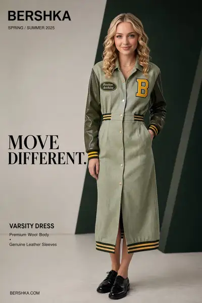 Cinematic Fashion Ad: Varsity Dress