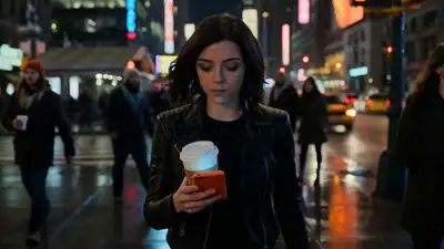 Ultra-realistic cinematic night sequence with alien encounter and hero transform