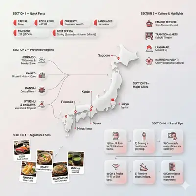 Country travel infographic poster template